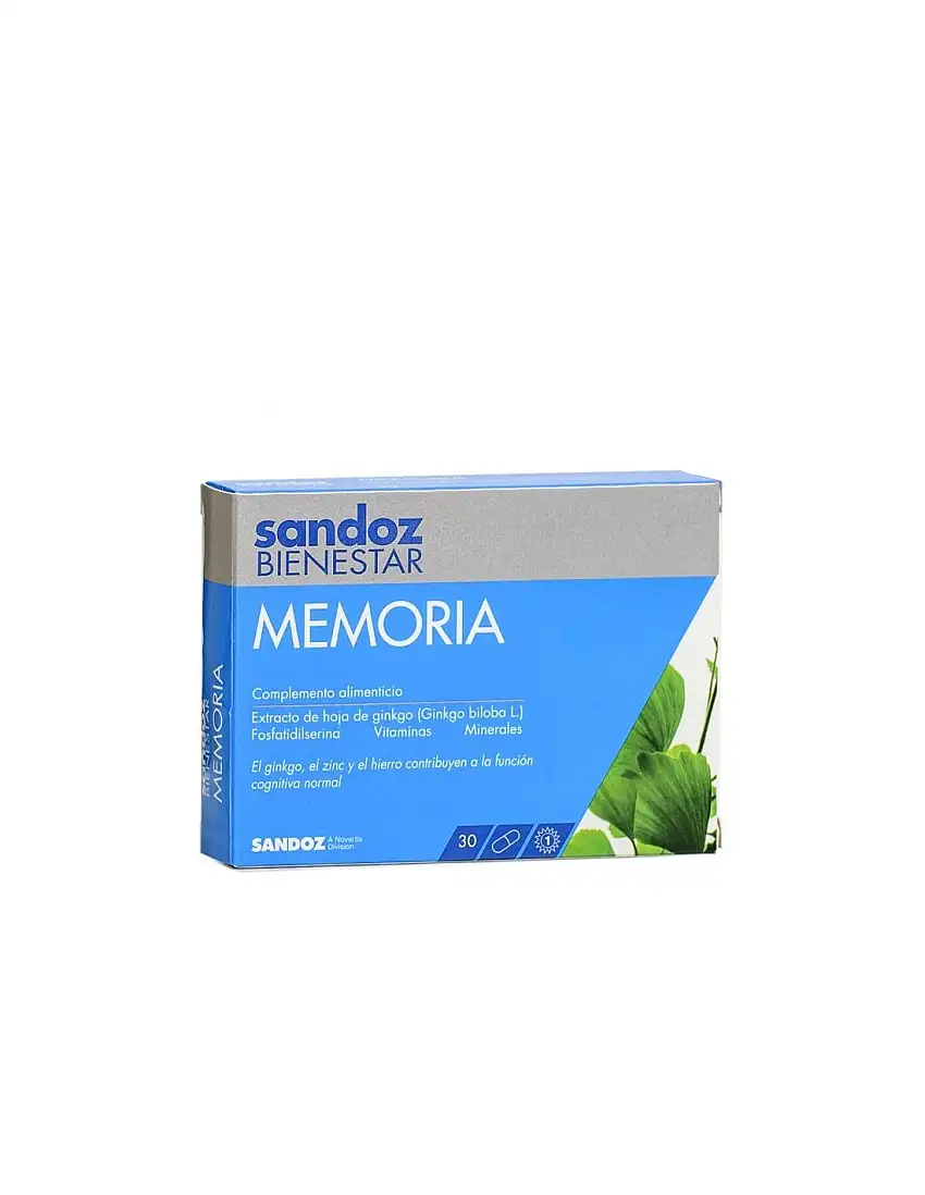 Sandoz Bienestar Memoria 30 Capsulas