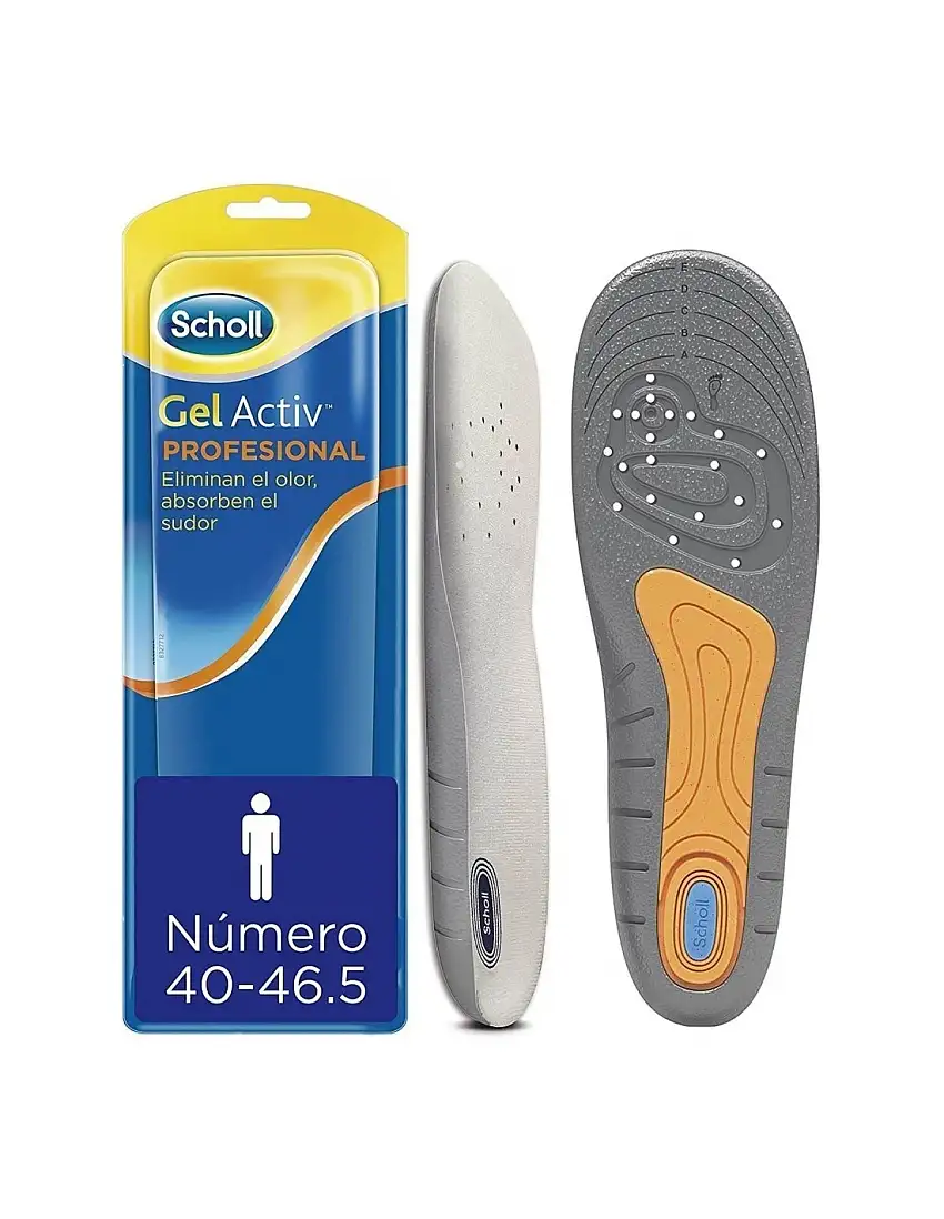 Scholl Gel Activ Prof Hombre 14