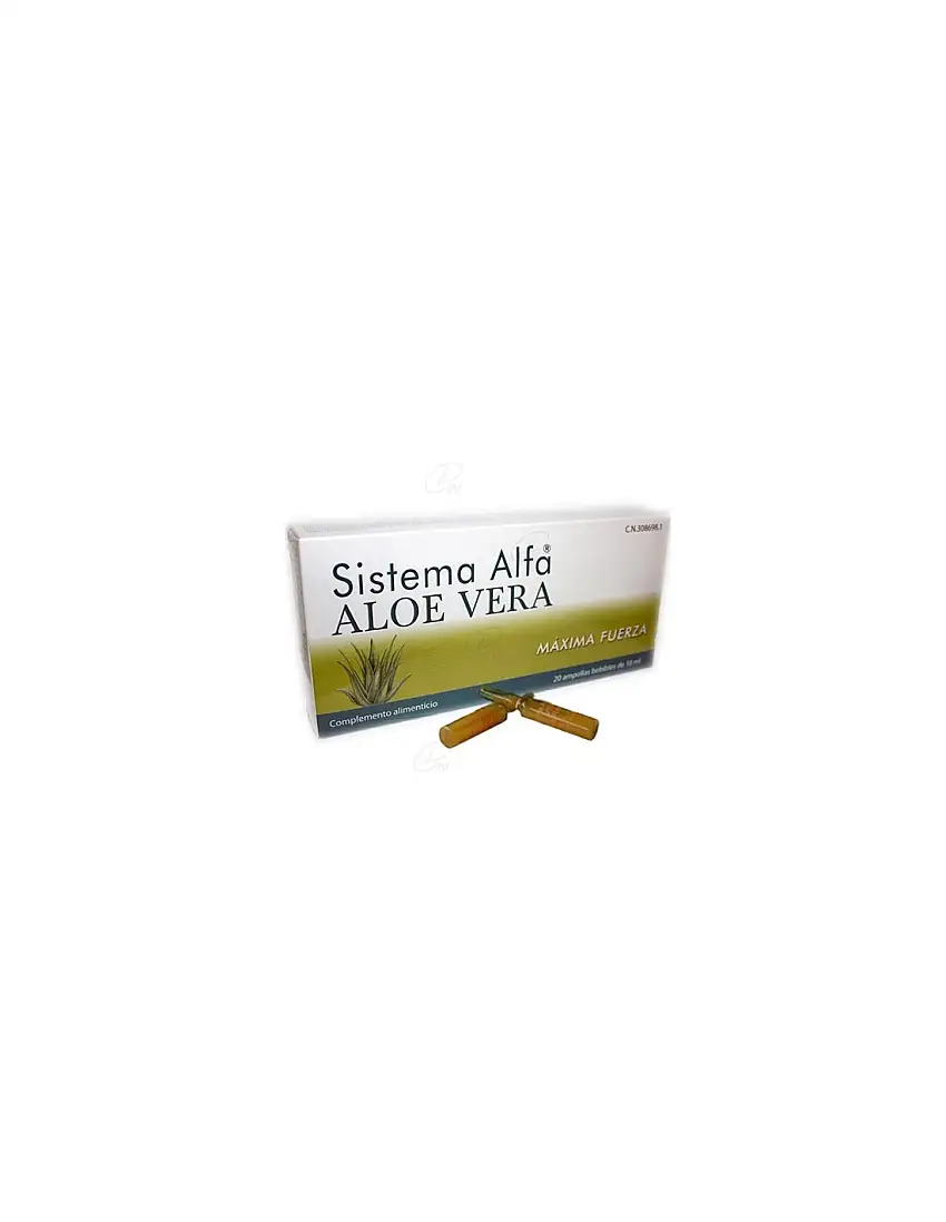 Sistema Alfa Aloe Vera Ampollas Bebibles 20 Ampollas