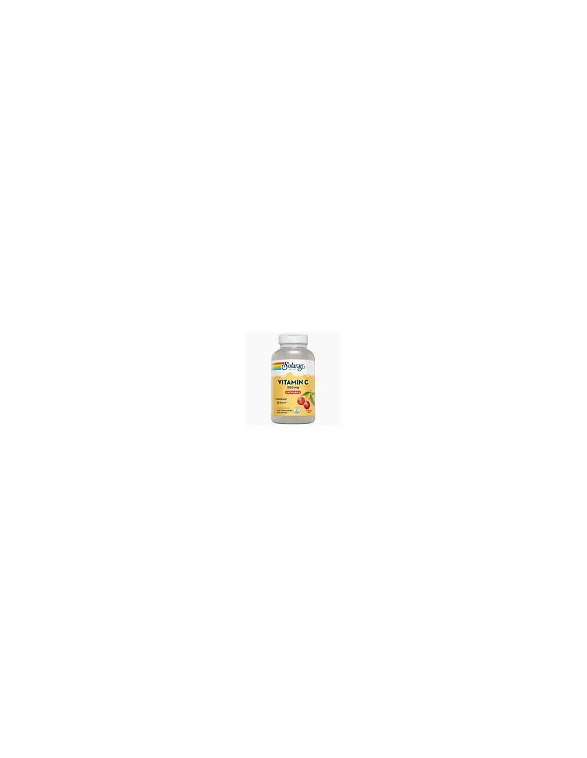 SOLARAY VITAMIN C 500 MG NATURAL CHERRY 100 COMP