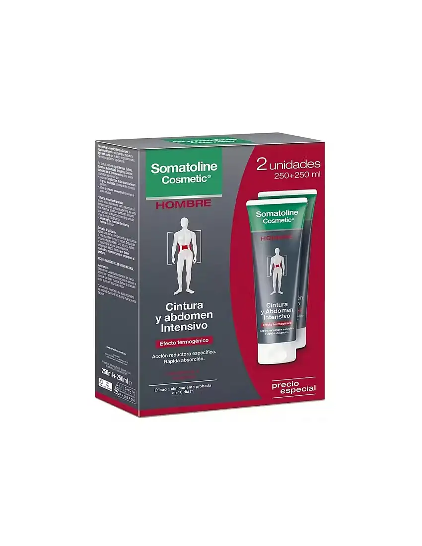 Somatoline Duplo Hombre Tto Cintura Y Abdomen
