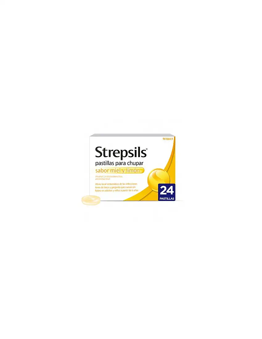 Strepsils 24 Pastillas Para Chupar Limon