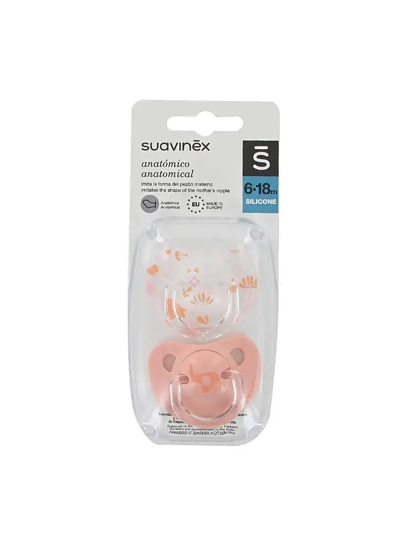 Suavinex Chupete 6-18 Silicona Anatomico Clasico SX Pro