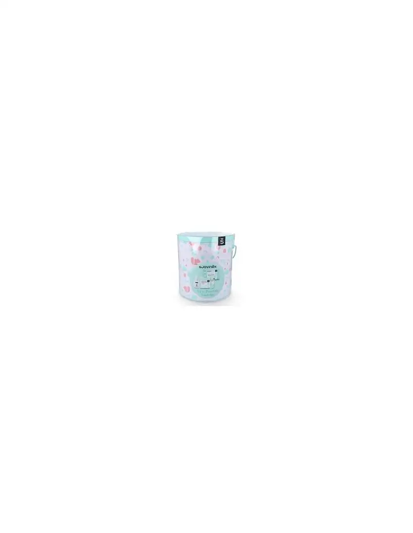 Suavinex Cubo Metal Bebe Mint Rosa