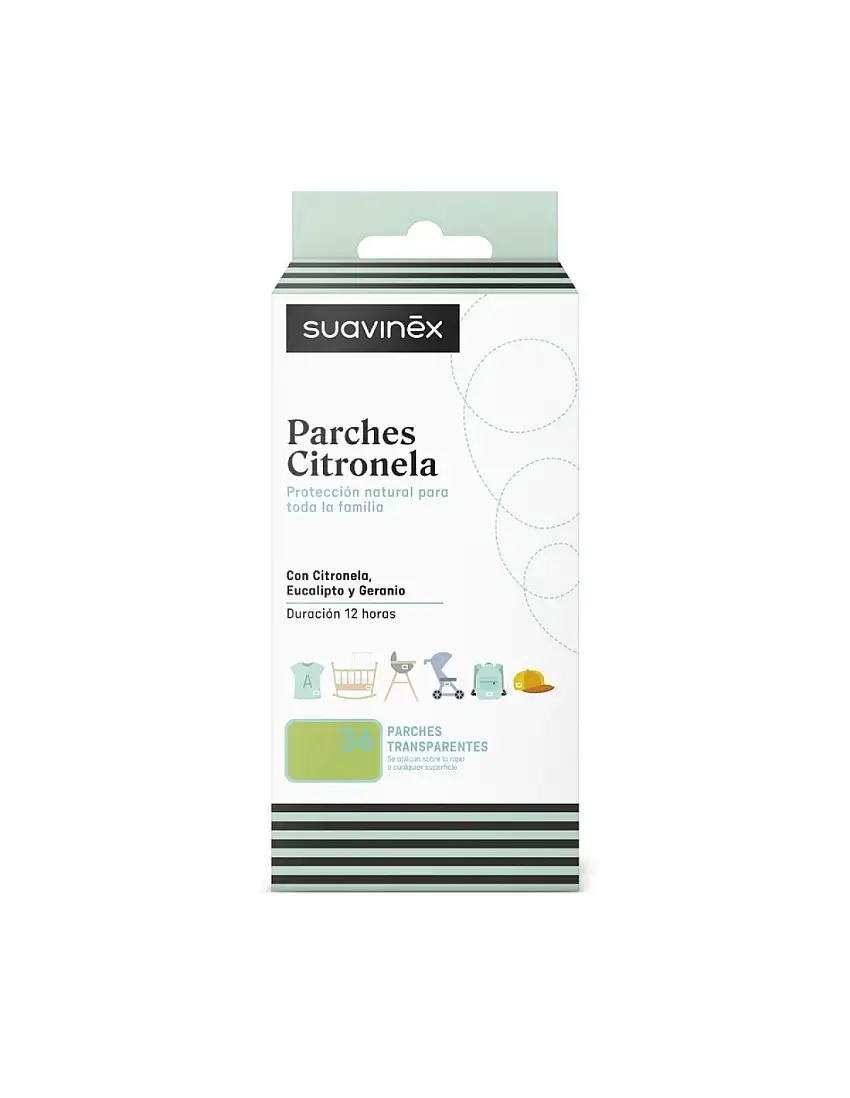 SUAVINEX PARCHES CON CITRONELLA 36 PARCHES