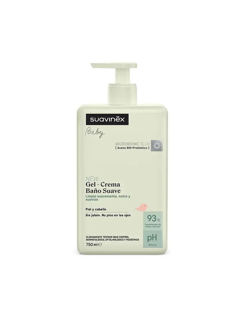 SUAVINEX PEDIATRIC GEL-CREMA BAÑO SUAVE 750 ML
