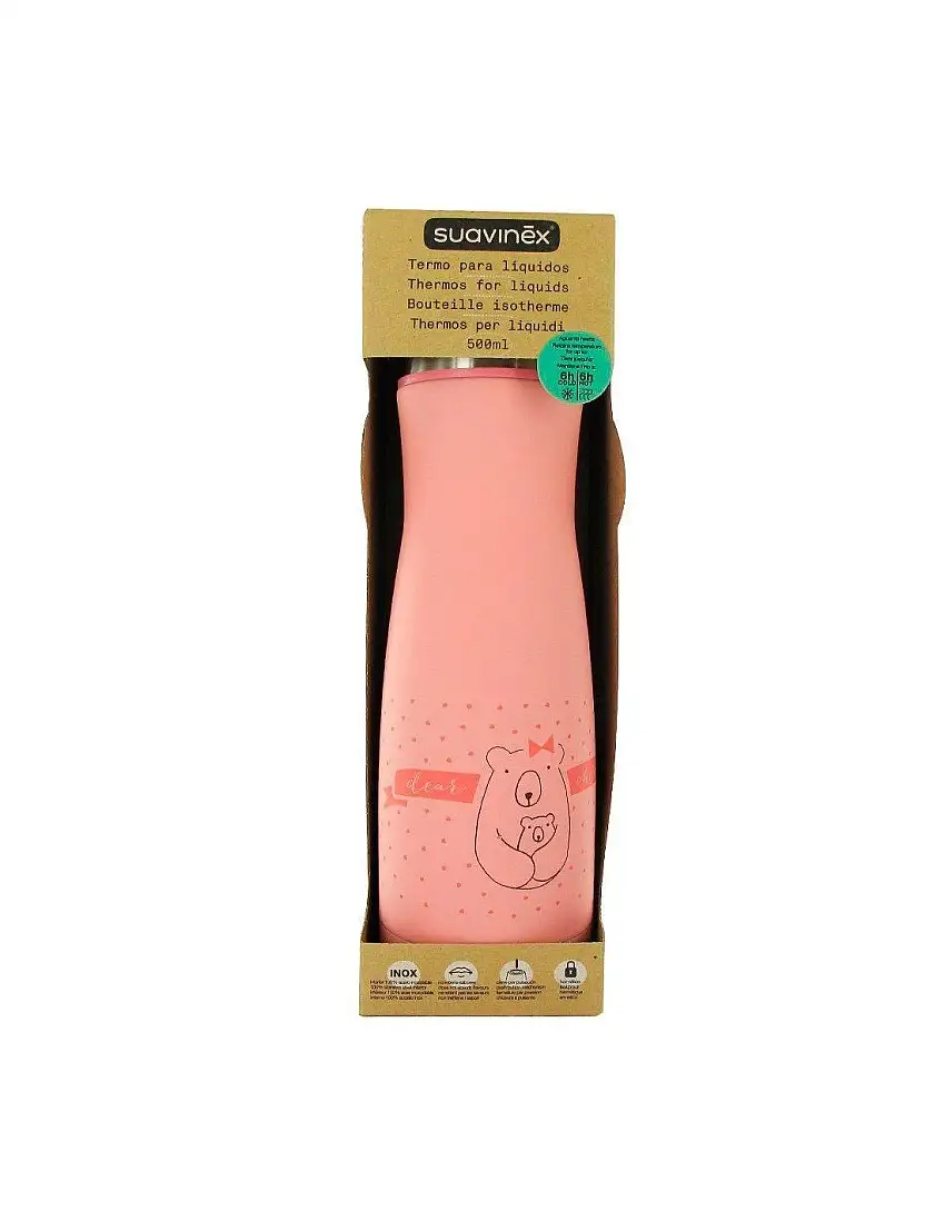 Suavinex Termo para liquidos Rosa 500 ml