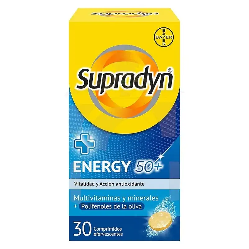 Supradyn Energy 50+ 30 comprimidos efervescentes