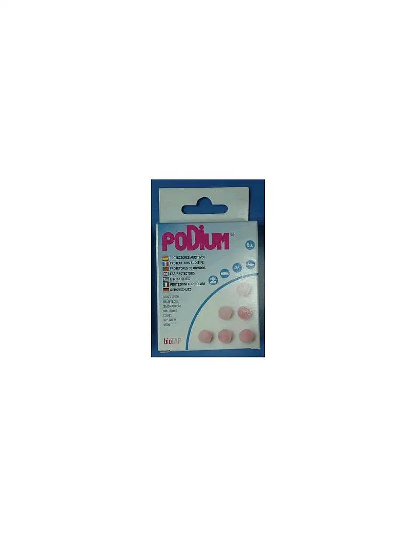 Tapones Oidos Cera Podium 8 U