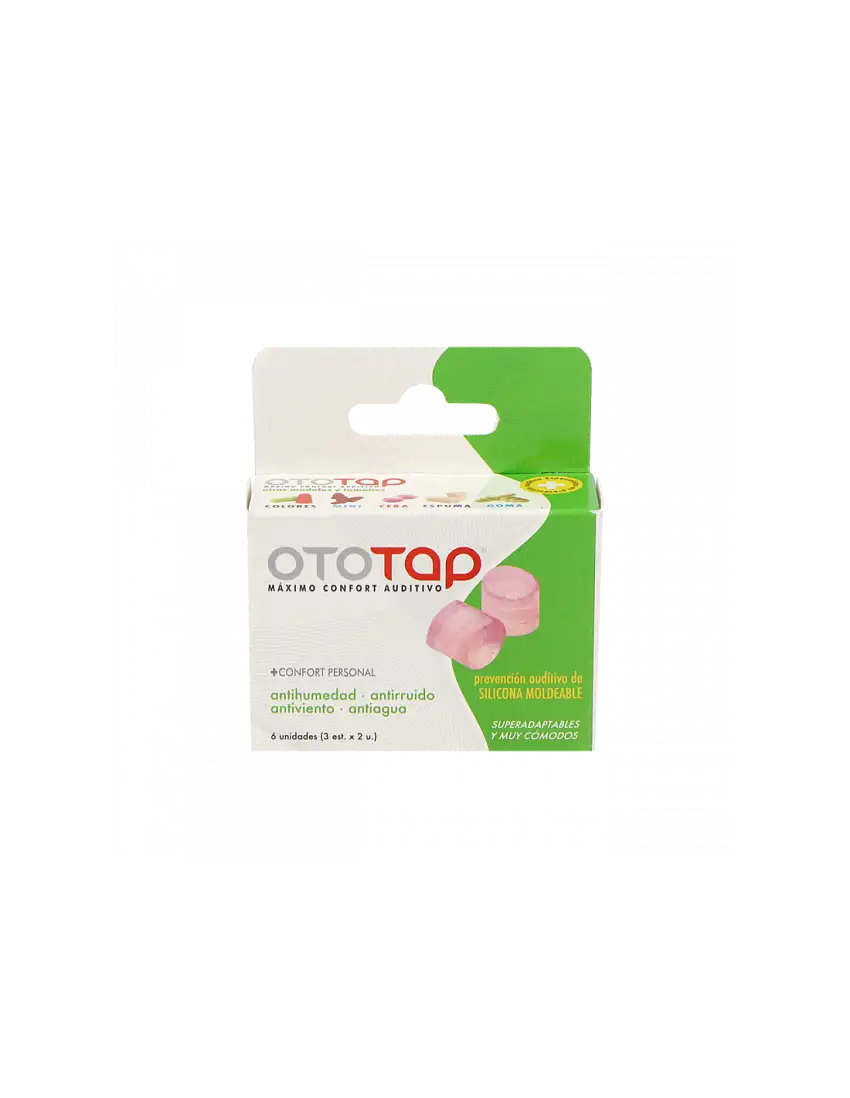 Tapones Oidos Ototap Silicona 6 U