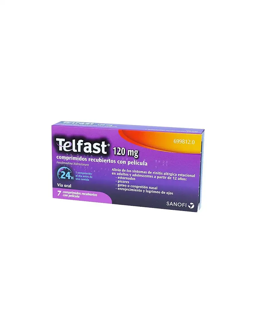 TELFAST 120MG 7 COMP
