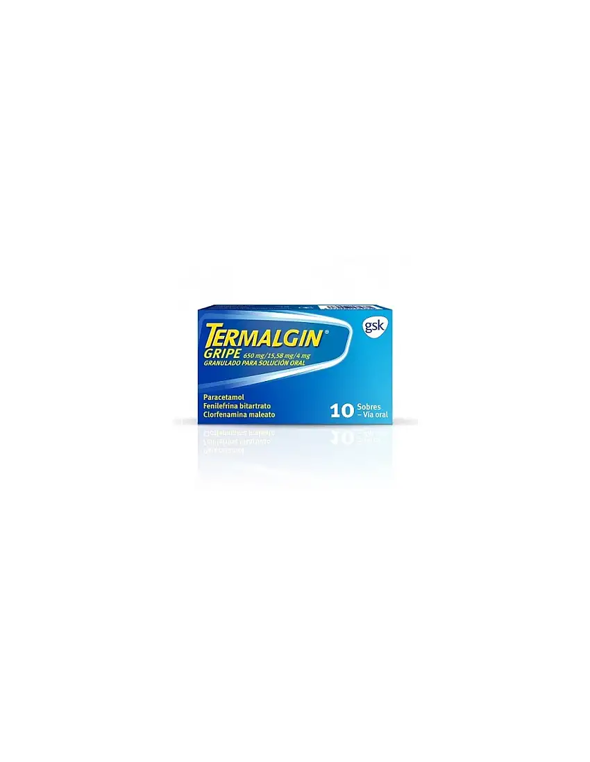 Termalgin Gripe 650 Mg/15,58 Mg/4 Mg 10 Sobres G
