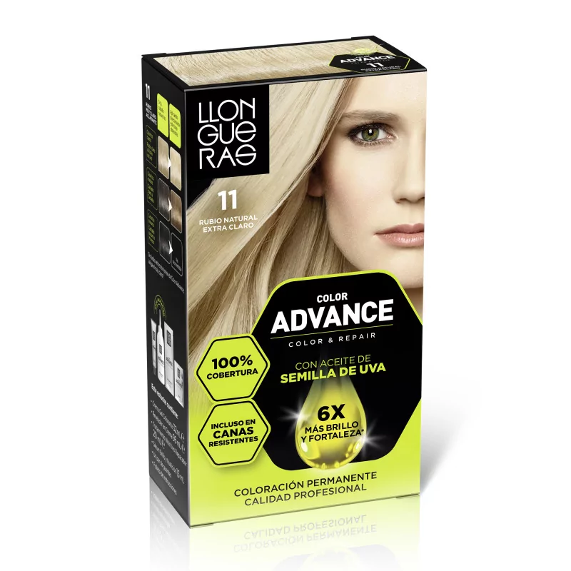 Tinte Color Advance 11 Rubio Natural Extra Claro