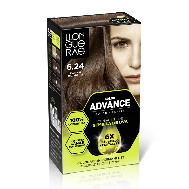 Tinte Color Advance 6.24 Marron Macadamia