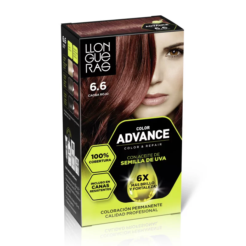 Tinte Color Advance 6,6 Caoba Rojo