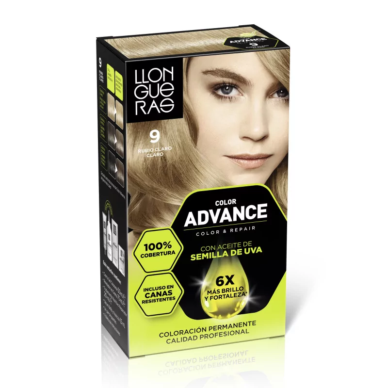 Tinte Color Advance 9 Rubio Claro Claro