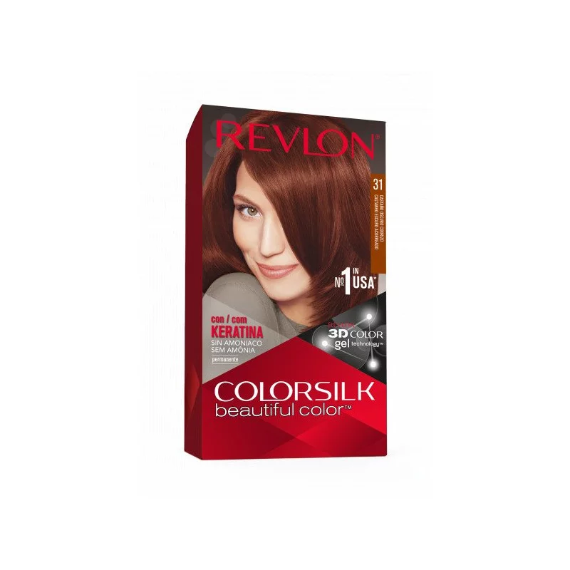 Tinte Colorsilk 31 Castaño Oscuro Cobrizo