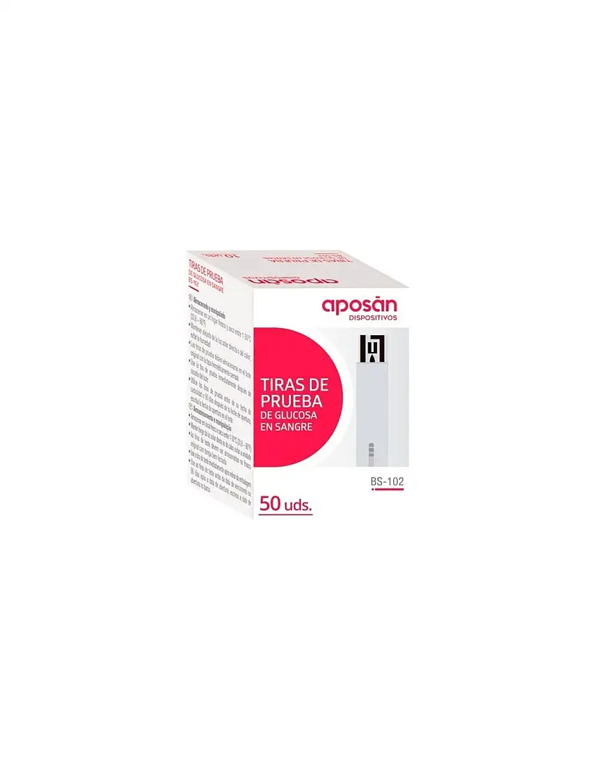 Tiras Glucometro Aposan 50 U
