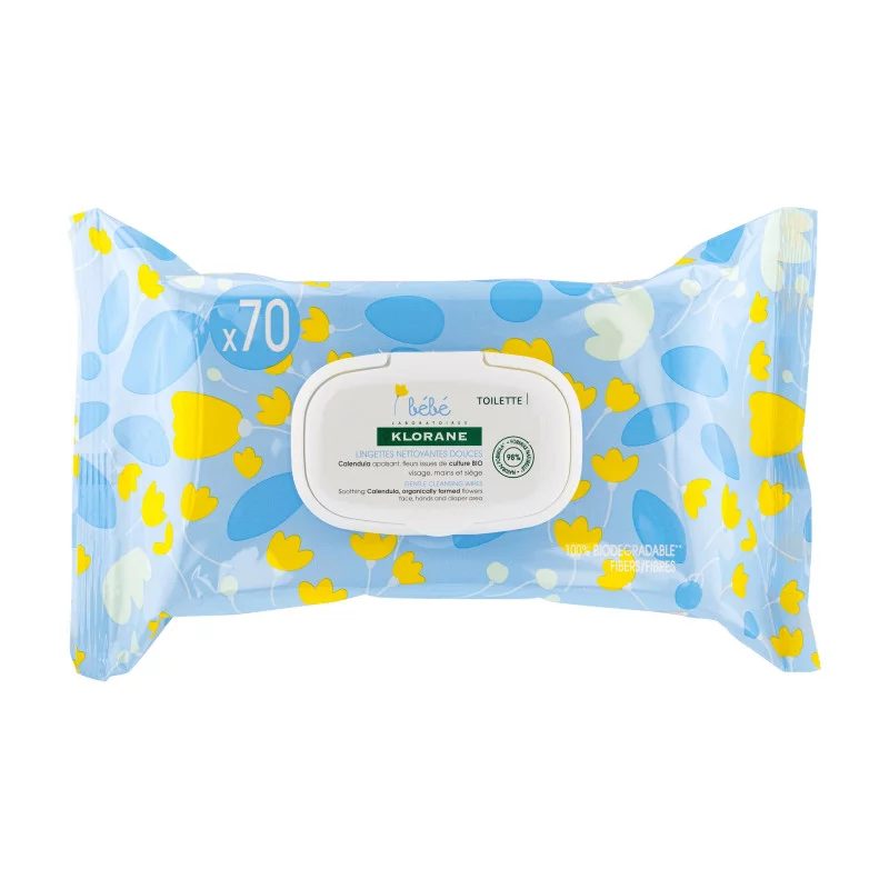 Toallitas Bebe Leche Limpiadora 70 Unidades