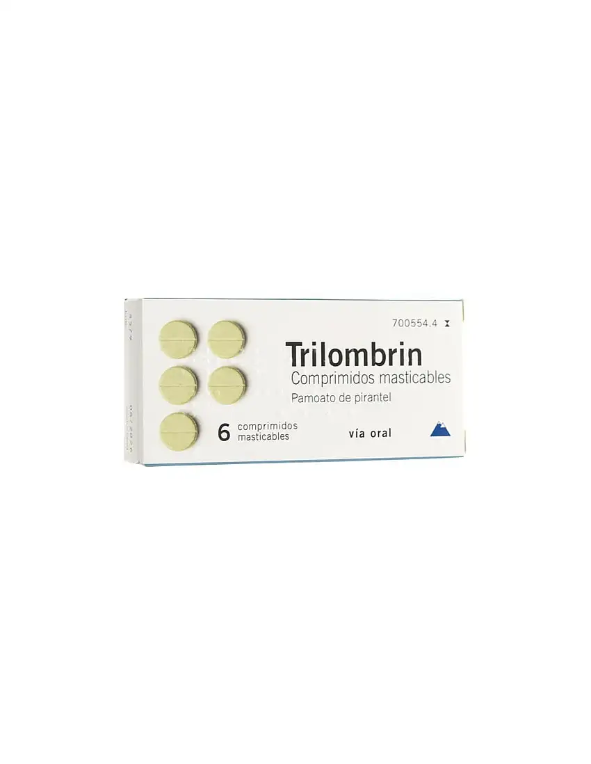 Trilombrin 250 Mg 6 Comprimidos Masticables