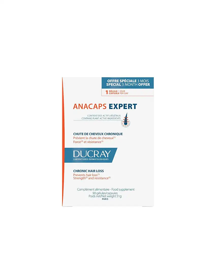 Ducray Anacaps Expert 90 Cápsulas