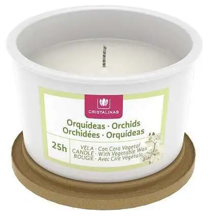 Vela clásica gelatto orquídeas