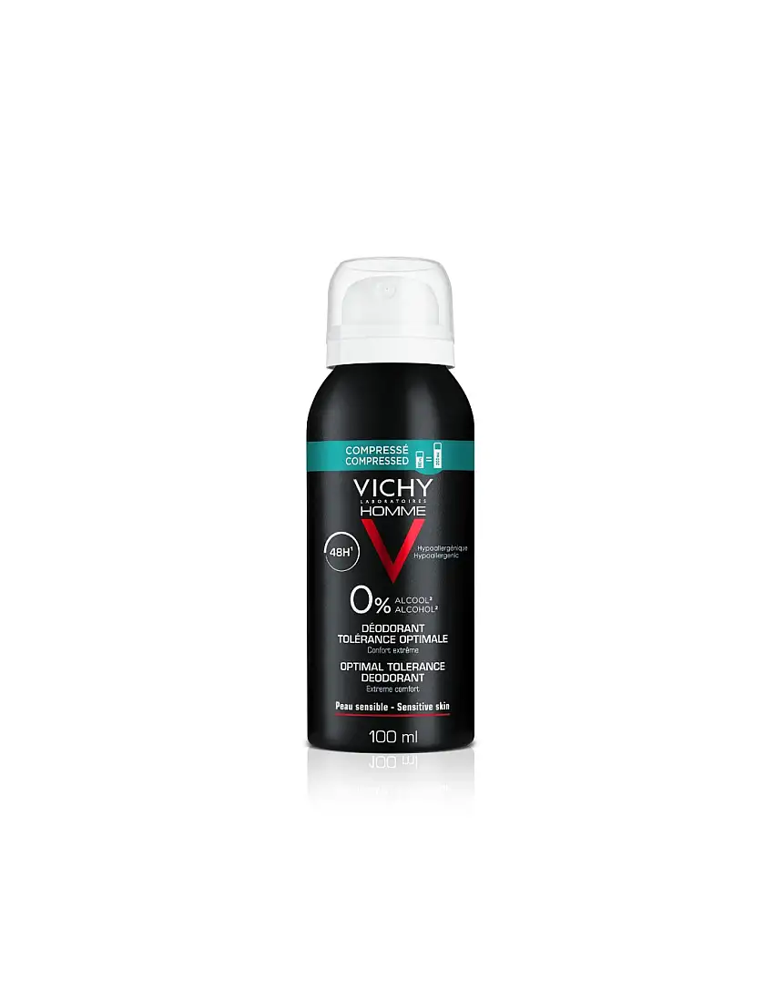 Vichy Homme Desodorante Tolerancia Optima 48H 100ml Aerosol