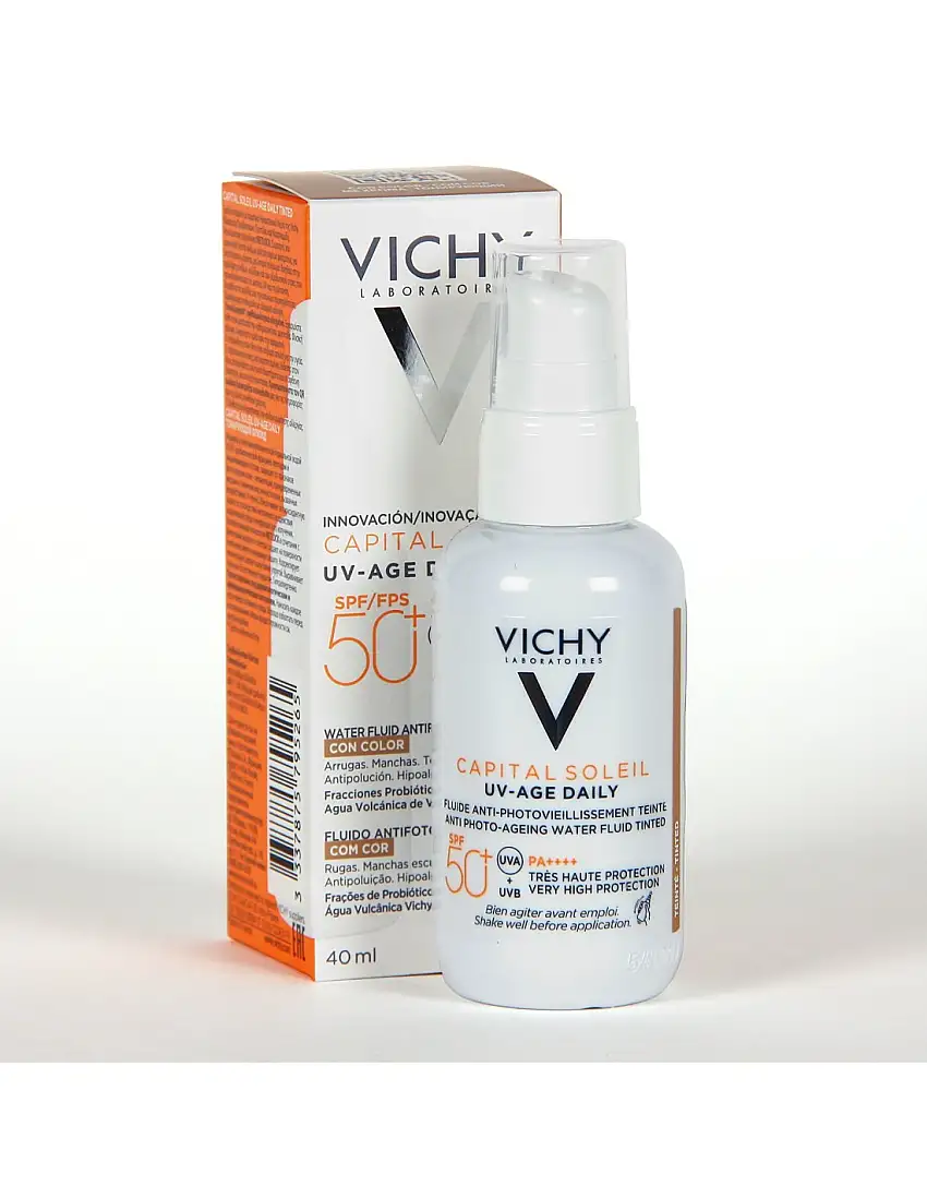 Vichy Uv Age Water Fluid Spf 50 Con Color