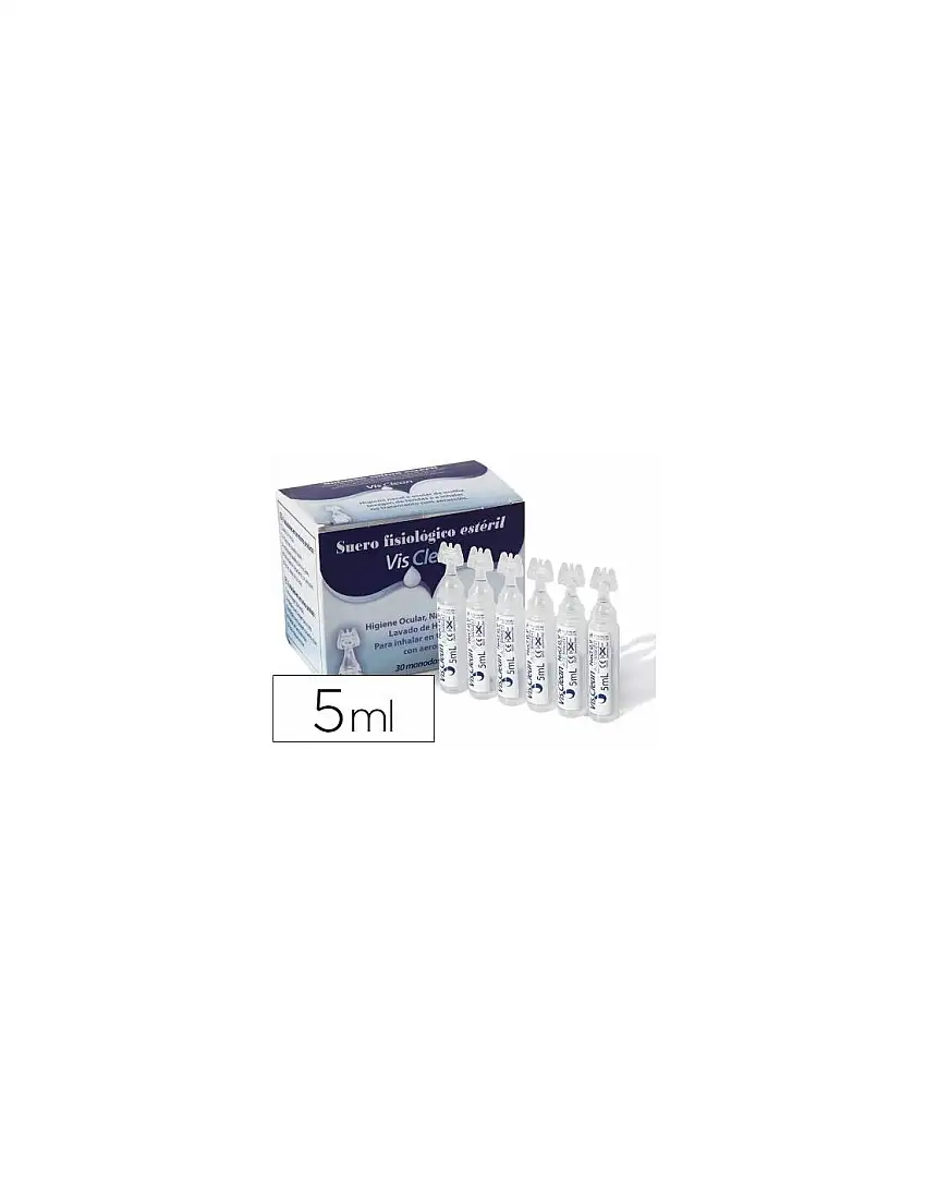 Visclean Suero Fisiologico Esteril 5 Ml 30 U Uni