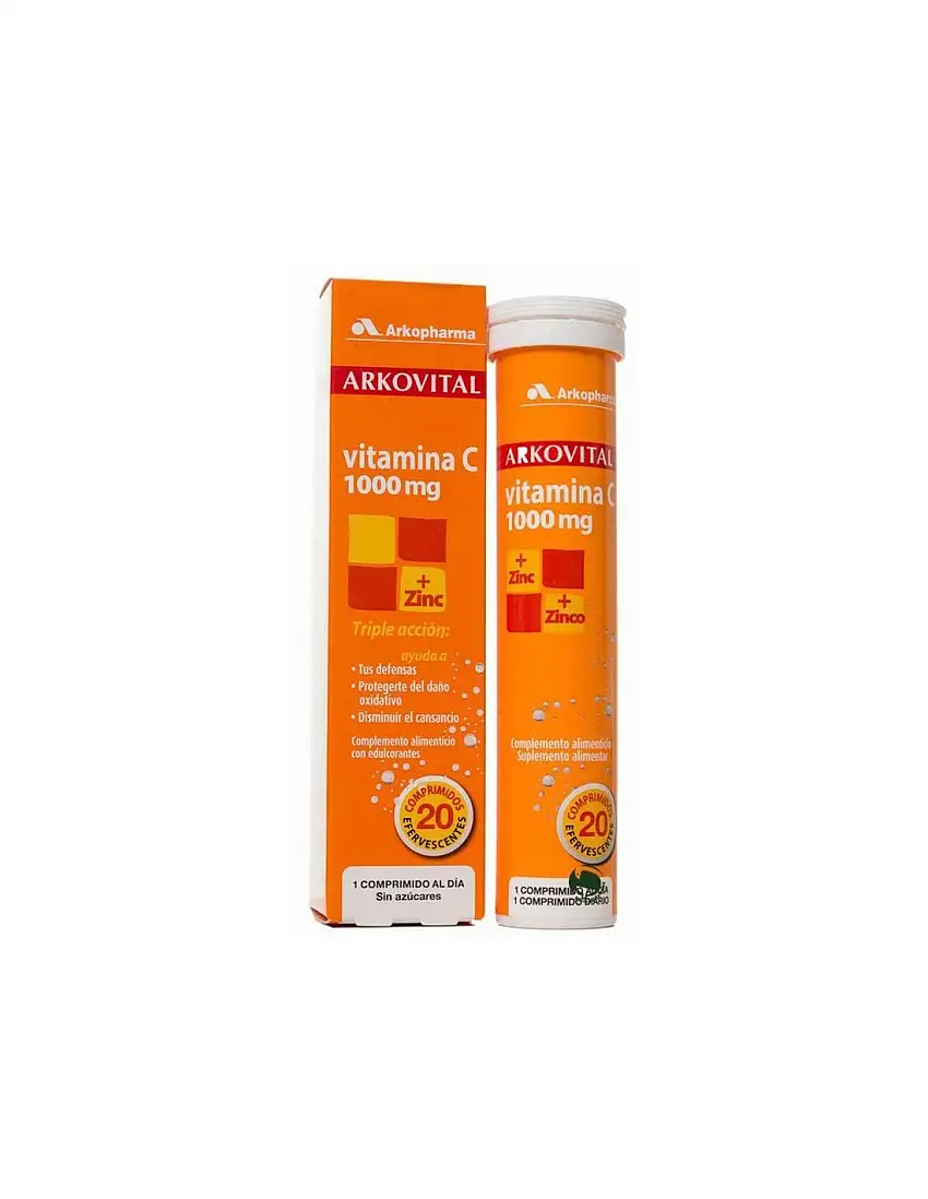 VITAMINA C 1000MG + ZINC ARKOVITAL 60 COMPRIMID