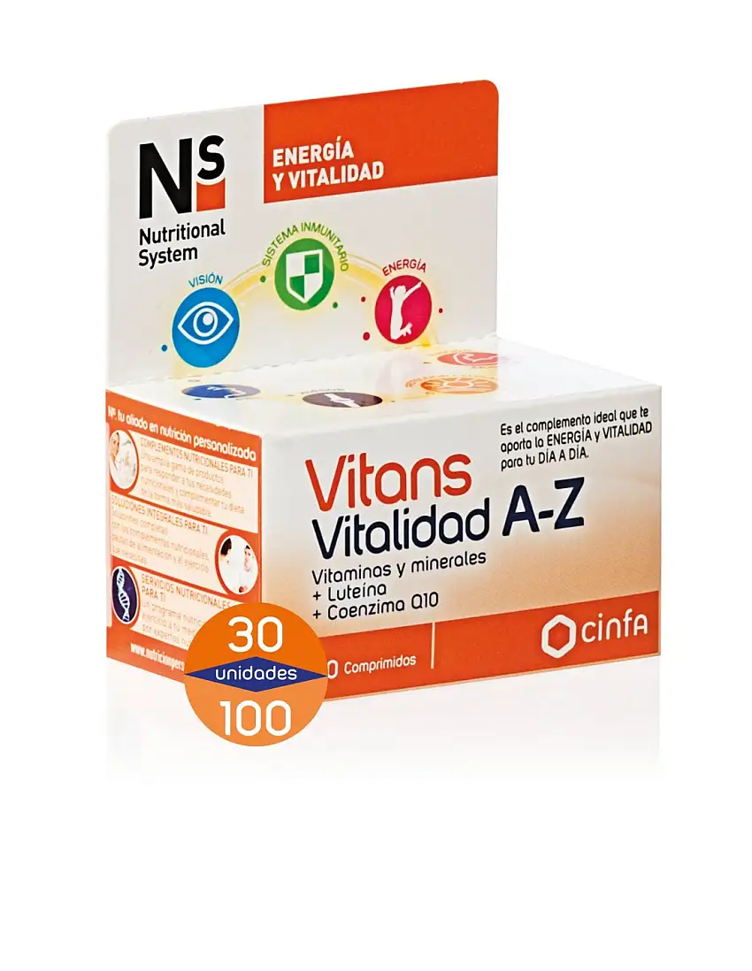 Vitans Vitalidad A-Z 30 Comprimidos