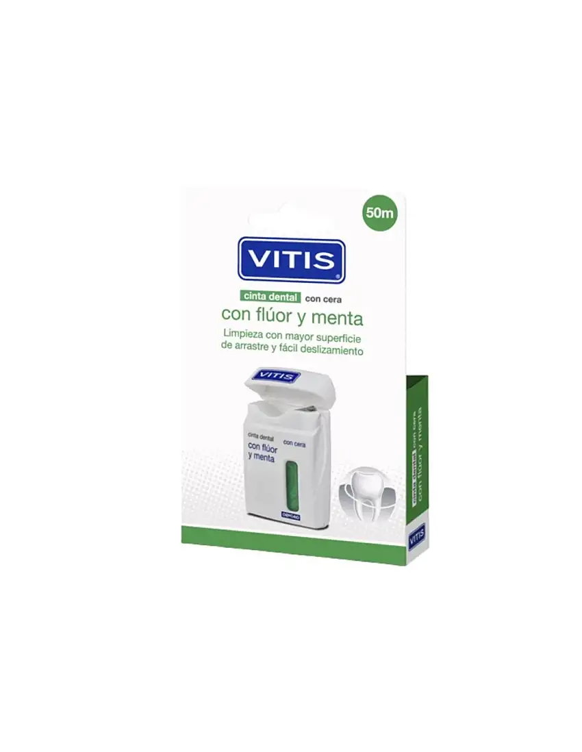 Vitis Cinta Dental con Fluor y Menta