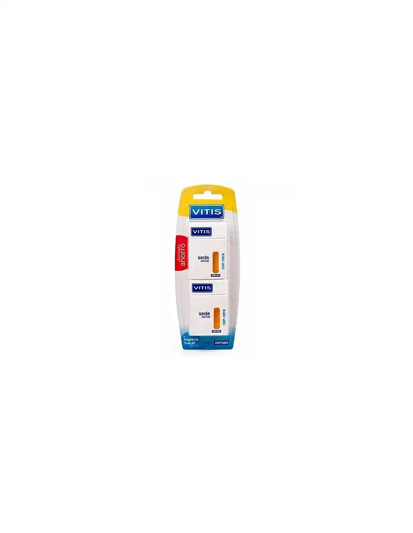 Vitis Seda Dental Con Cera 50 M 2 U Duplo