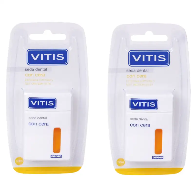 Vitis seda dental con cera duplo