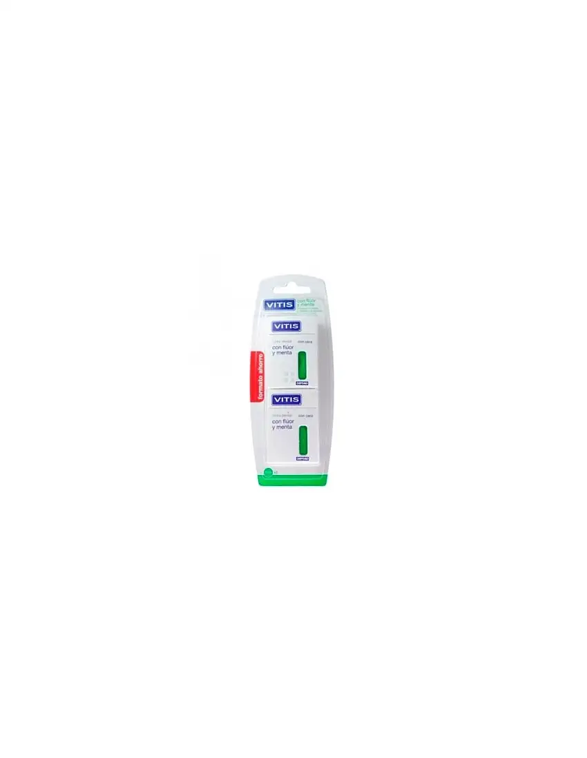 Vitis Seda Dental Con Fluor Y Menta 50 M 2 U