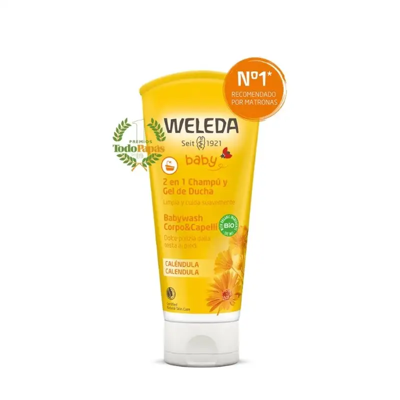 Weleda champu y gel de ducha de caléndula