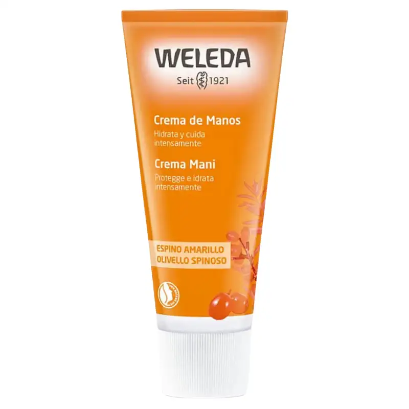 Weleda crema de manos de espino amarillo