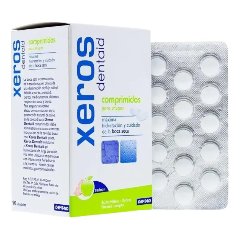Xeros comprimidos para chupar 90 unidades