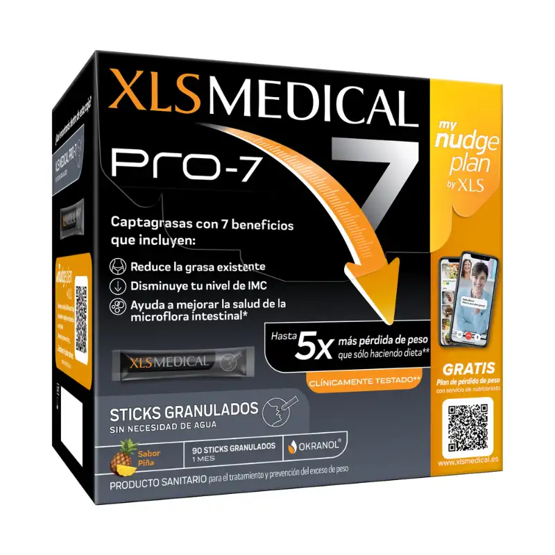 XLS Medical PRO-7 90 sticks sabor piña